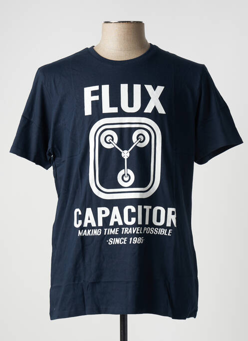 T-shirt stretch manches courtes bleu UNIVERSAL STUDIOS homme