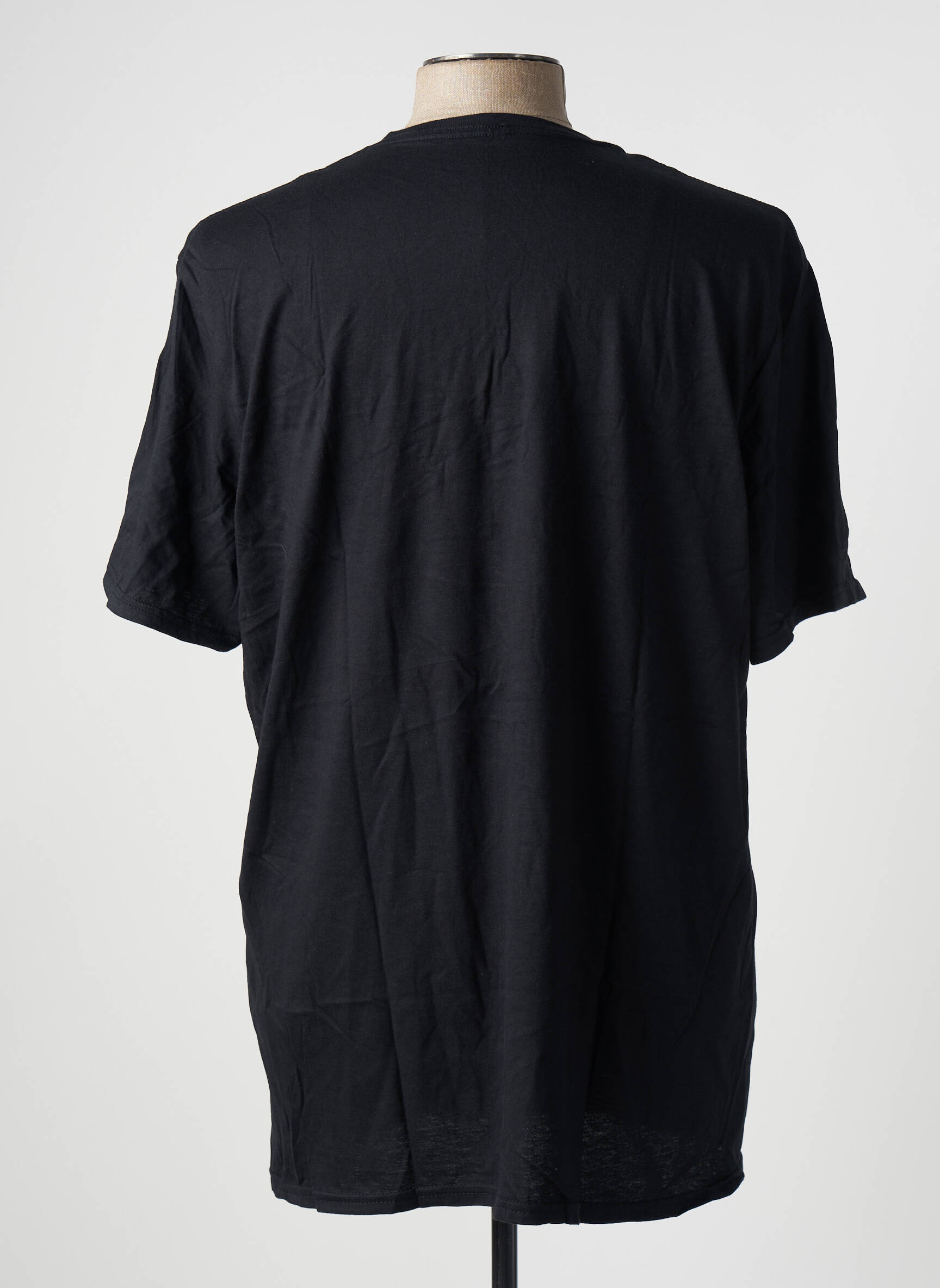 T-shirt stretch manches courtes noir MARVEL homme
