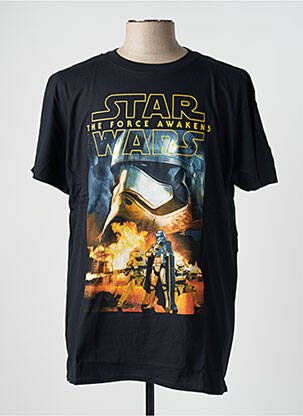 T-shirt stretch manches courtes noir STAR WARS homme