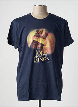 T-shirt stretch manches courtes bleu THE LORD OF THE RINGS homme