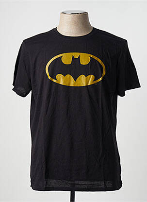 T-shirt stretch manches courtes noir BATMAN homme