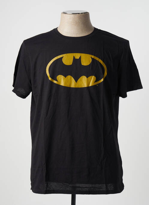 T-shirt stretch manches courtes noir BATMAN homme
