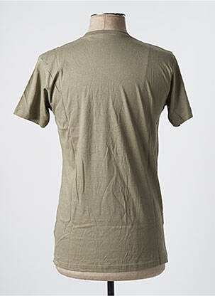T-shirt stretch manches courtes vert NARUTO homme