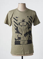T-shirt vert NARUTO pour homme seconde vue