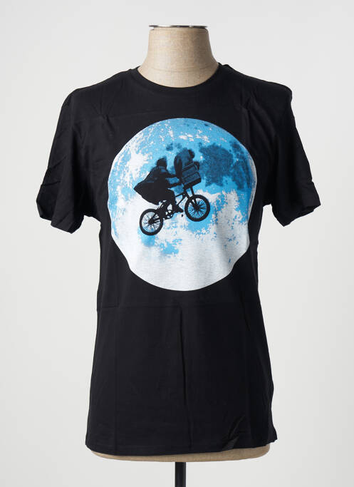 T-shirt noir E.T. pour homme