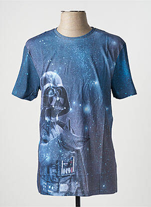 T-shirt stretch manches courtes bleu STAR WARS homme