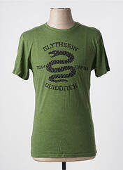 T-shirt vert HARRY POTTER pour homme seconde vue
