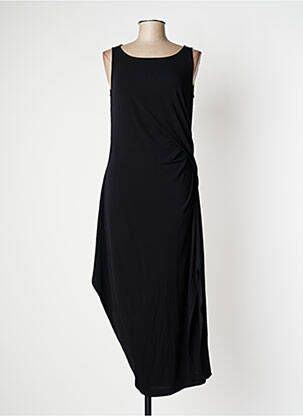 Robe longue sans manche sans manche noir INDIES femme