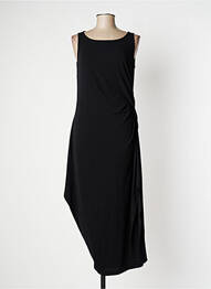 Robe longue sans manche sans manche noir INDIES femme