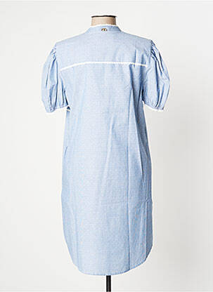 Robe courte manches courtes manches courtes bleu TWINSET femme