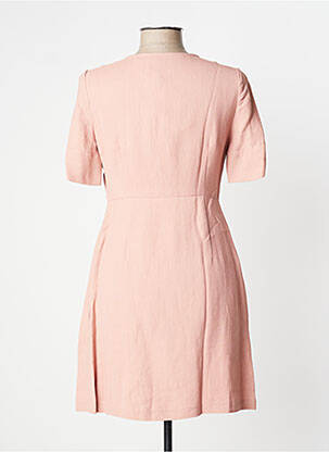 Robe courte manches courtes manches courtes rose TWINSET femme