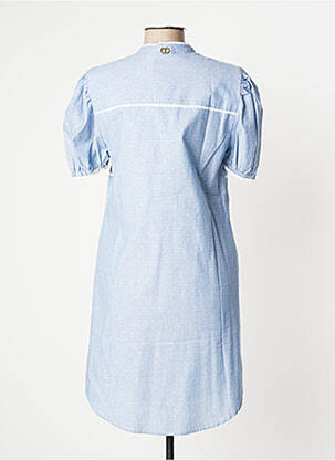 Robe courte manches courtes manches courtes bleu TWINSET femme