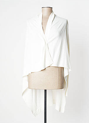 Gilet manches longues manches longues blanc MANILA GRACE femme