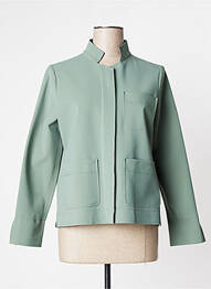 Veste casual coupe droite vert INDIES femme