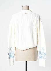 Gilet manches longues blanc TWINSET pour femme seconde vue