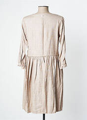 Robe mi-longue beige MANILA GRACE pour femme seconde vue