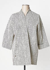 Veste kimono blanc MANILA GRACE pour femme seconde vue