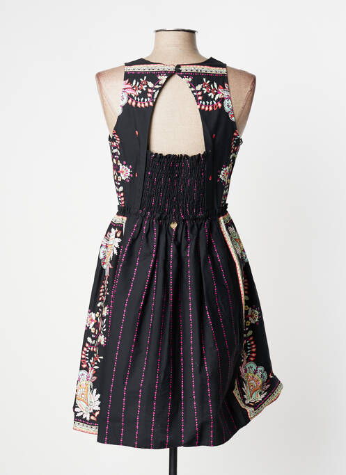 Robe mi-longue imprimé fleurs sans manche noir TWINSET femme