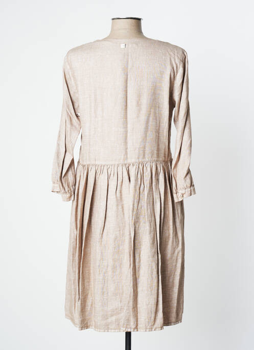 Robe mi-longue beige MANILA GRACE pour femme