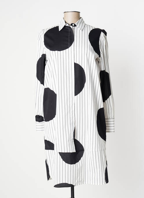 Robe mi-longue blanc MANILA GRACE pour femme
