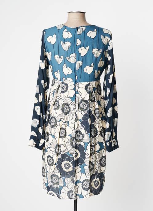 Robe mi-longue bleu MANILA GRACE pour femme