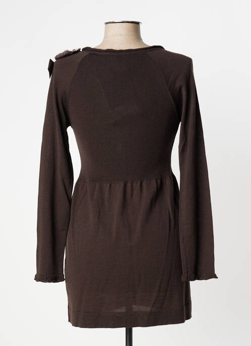 Robe mi-longue marron BLEU BLANC ROUGE pour femme