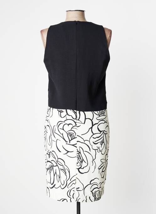 Robe mi-longue noir BLEU BLANC ROUGE pour femme