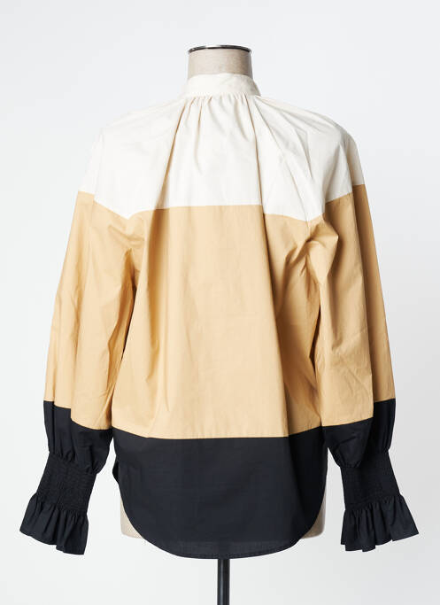 Tunique manches longues beige MANILA GRACE pour femme