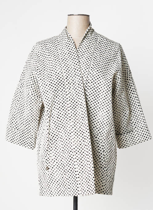 Veste kimono blanc MANILA GRACE pour femme