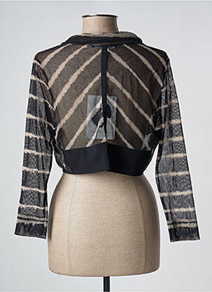 Boléro légère et transparente noir BLEU BLANC ROUGE femme
