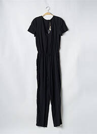 Combi-pantalon poches manches longues noir MANILA GRACE femme