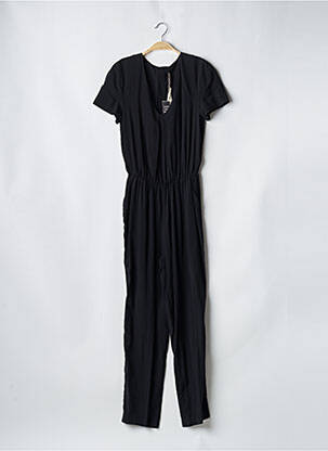 Combi-pantalon poches manches longues noir MANILA GRACE femme