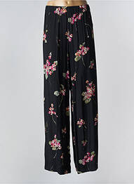 Pantalon large tissage crêpe taille normale noir TWINSET femme