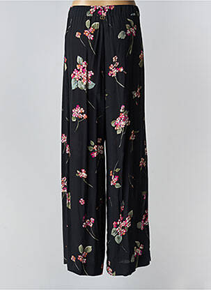 Pantalon large tissage crêpe taille normale noir TWINSET femme