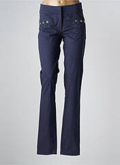 Pantalon slim bleu BLANC BLEU pour femme seconde vue