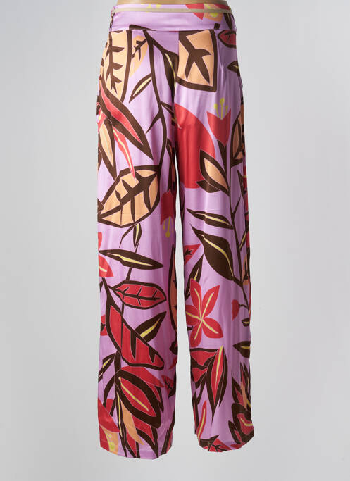 Pantalon large rose NIU pour femme