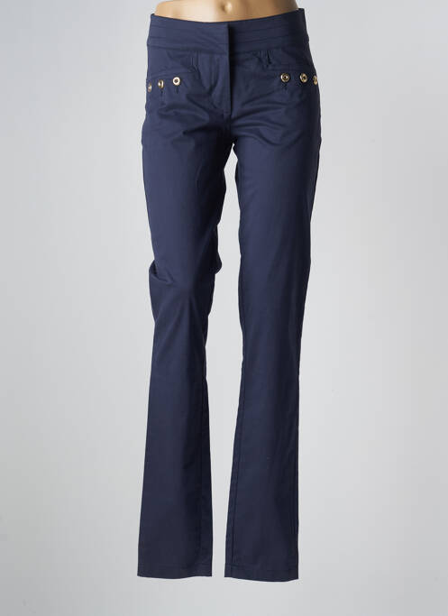 Pantalon slim bleu BLANC BLEU pour femme