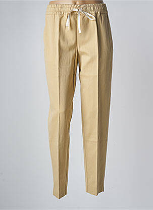 Pantalon droit tissage popeline taille normale beige TWINSET femme