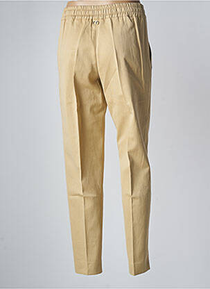 Pantalon droit tissage popeline taille normale beige TWINSET femme