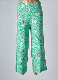Pantalon 7/8 stretch taille normale vert NIU femme