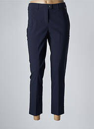 Pantalon 7/8 stretch taille normale bleu TWINSET femme