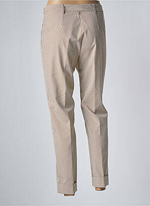 Pantalon 7/8 stretch taille normale marron MANILA GRACE femme