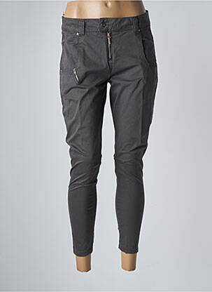 Pantalon 7/8 stretch taille basse vert MANILA GRACE femme