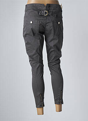 Pantalon 7/8 stretch taille basse vert MANILA GRACE femme