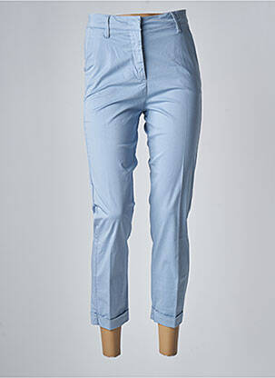Pantalon 7/8 stretch taille normale bleu MANILA GRACE femme