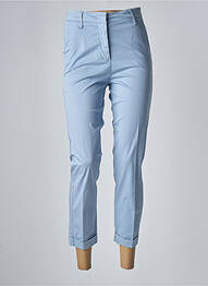 Pantalon 7/8 stretch taille normale bleu MANILA GRACE femme