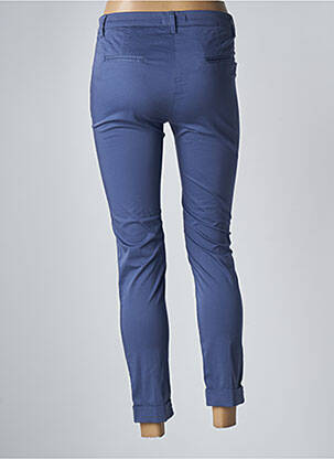 Pantalon 7/8 stretch taille normale bleu MANILA GRACE femme