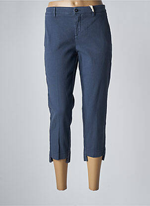 Pantacourt stretch taille basse bleu MANILA GRACE femme