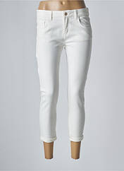 Jeans coupe slim blanc MANILA GRACE pour femme seconde vue