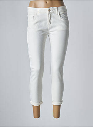 Jeans coupe slim blanc MANILA GRACE pour femme